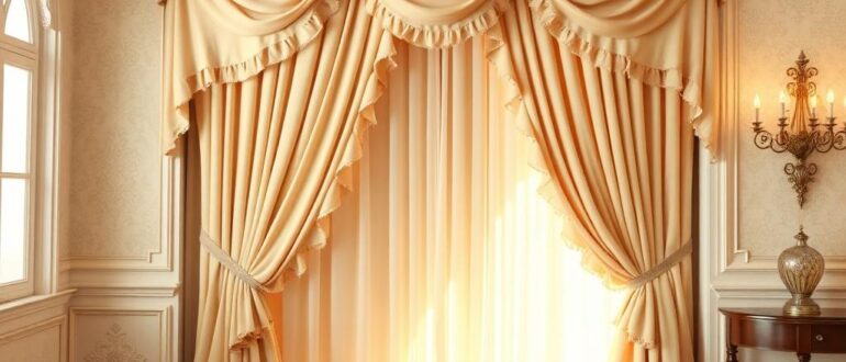 Драпировки и оборки романтика на пике