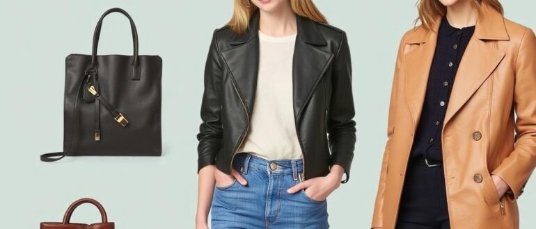Кожаные вещи тренды сезона