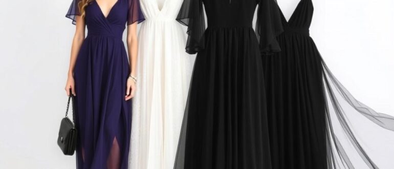 длинные платья в пол модные