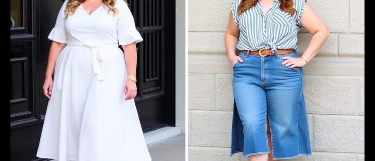 Плюс сайз мода тренды для полных