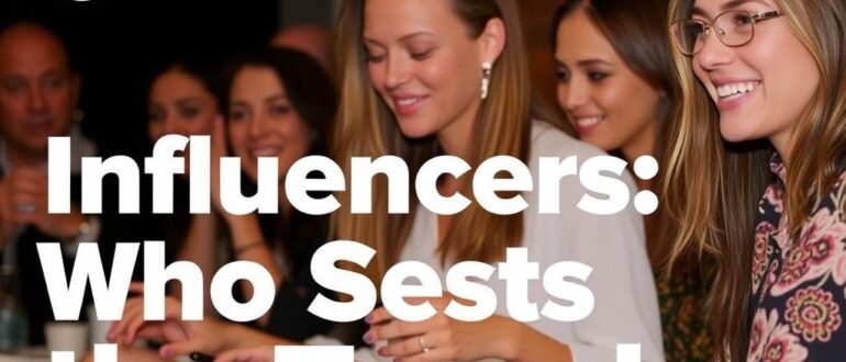 Инфлюенсеры кто диктует тренды