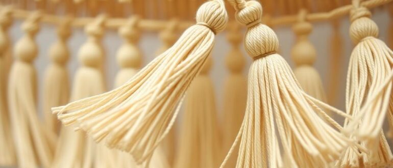 Бахрома и кисти движение в деталях